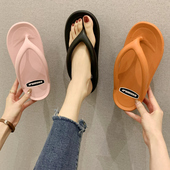 女外穿2025夏季 新款 韩国时尚 网红凉拖鞋 人字拖情侣夹脚沙滩鞋 ins
