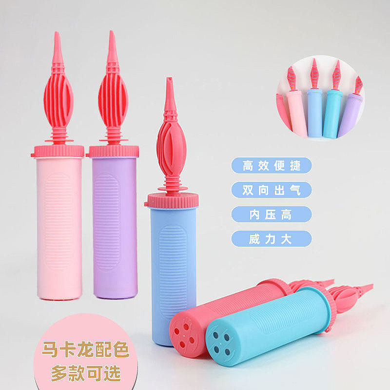 气球打气筒手推双向吹气球机图片