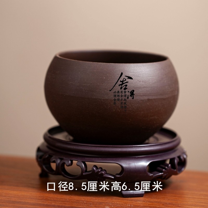 紫砂花盆家用多肉花盆文竹盆栽小花盆六月雪盆景盆摆件带托盘,鲜花速递/花卉仿真/绿植园艺,花盆,淘宝优惠券,粉丝福利购,淘宝优惠卷