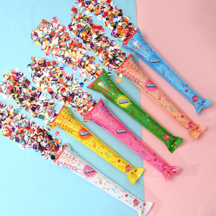 结婚小礼炮手枪充气礼花枪手持礼花棒喷花枪生日派对气氛拍照道具