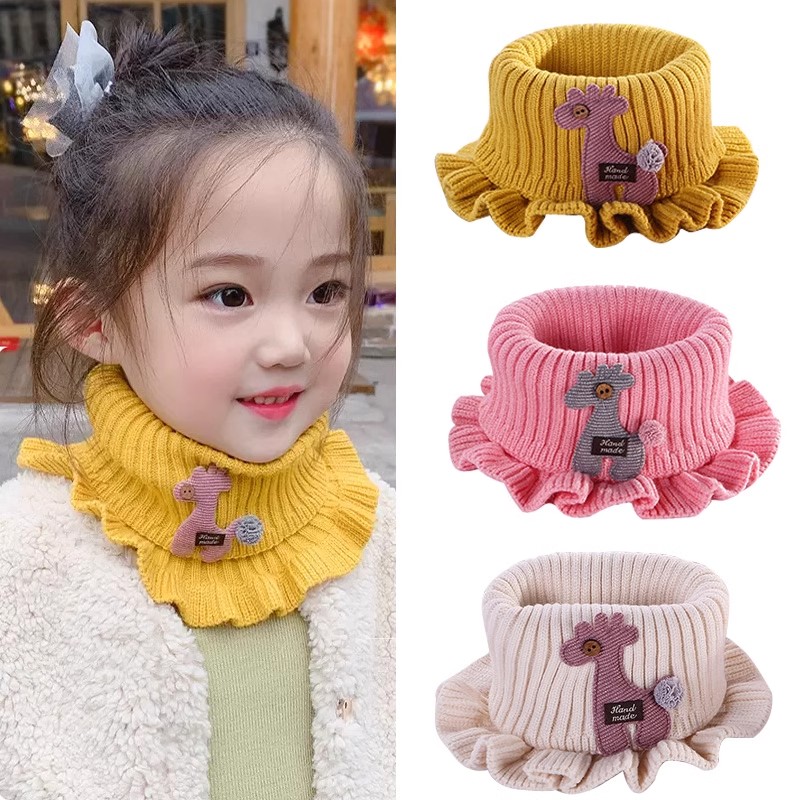 2025秋冬宝宝围巾女脖套针织