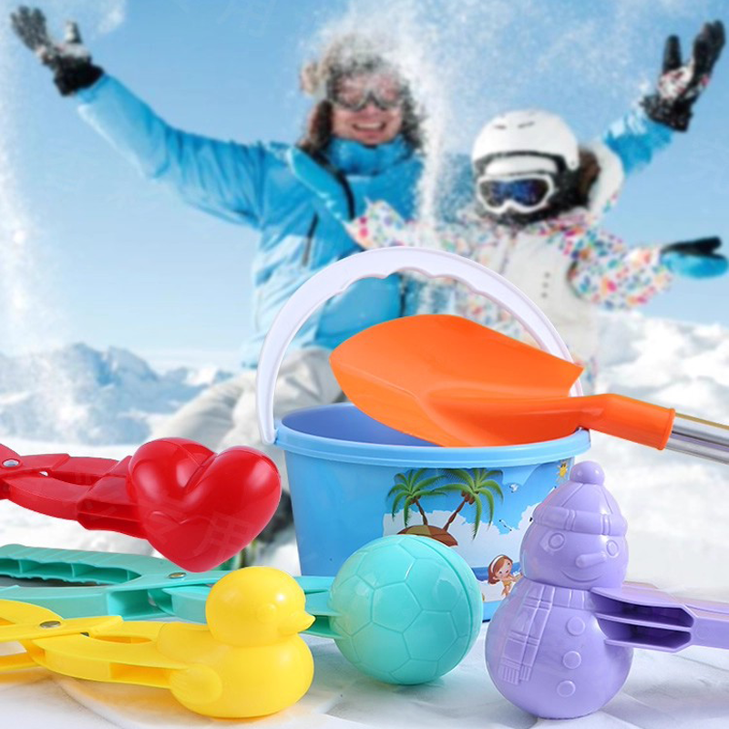 雪球夹子玩雪工具儿童夹雪神器小