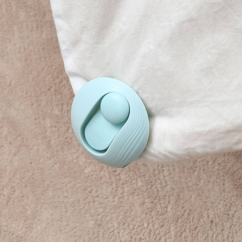 无针贝壳被子固定器防跑被套床单扣夹子家用隐形被角自带一键解锁