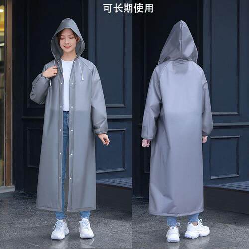旅行便携式雨衣女长款全身加厚