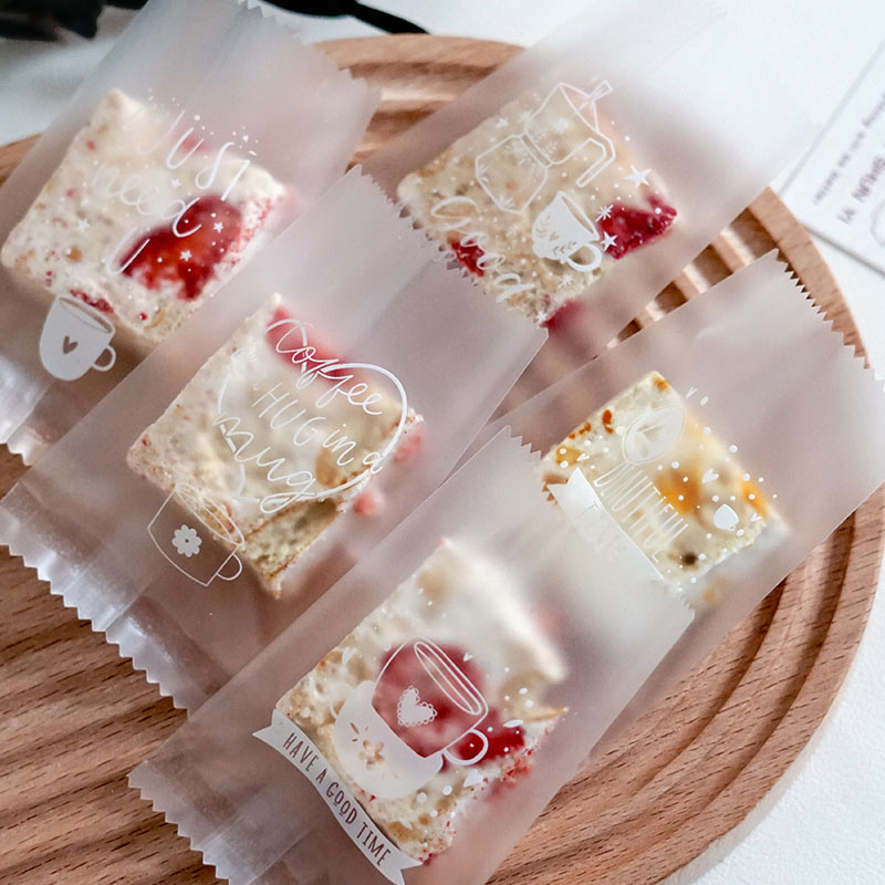 雪花酥包装袋自封机封曲奇