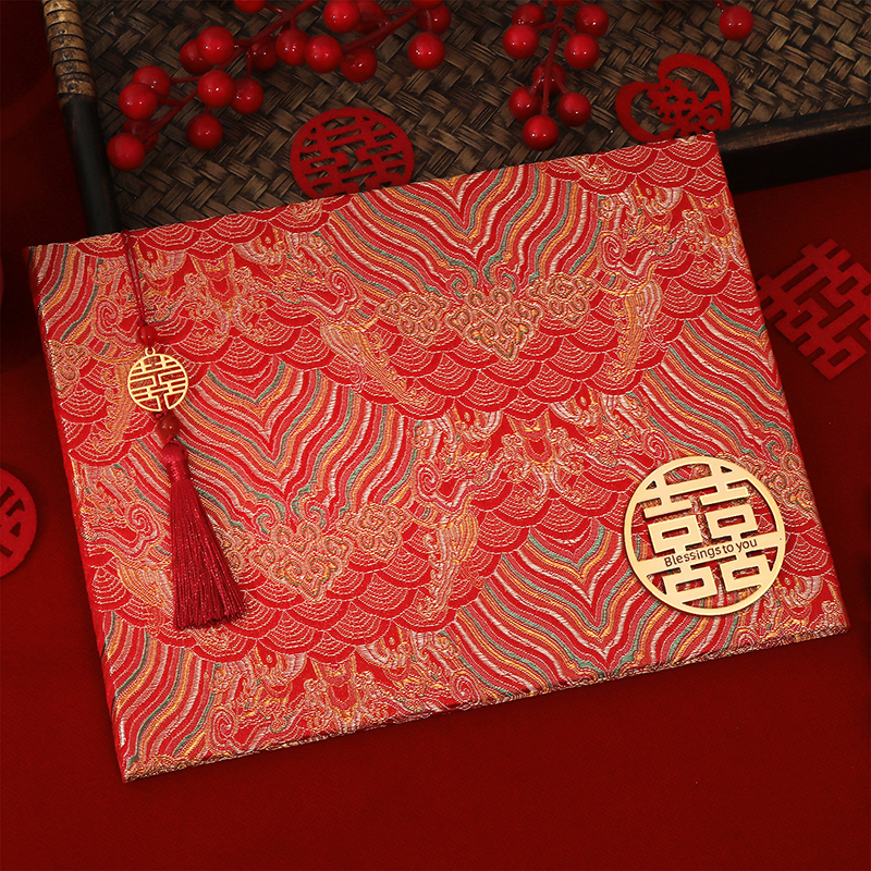 礼金簿婚礼喜事记账本嘉宾礼簿创意礼单结婚人情簿记账本礼帐本