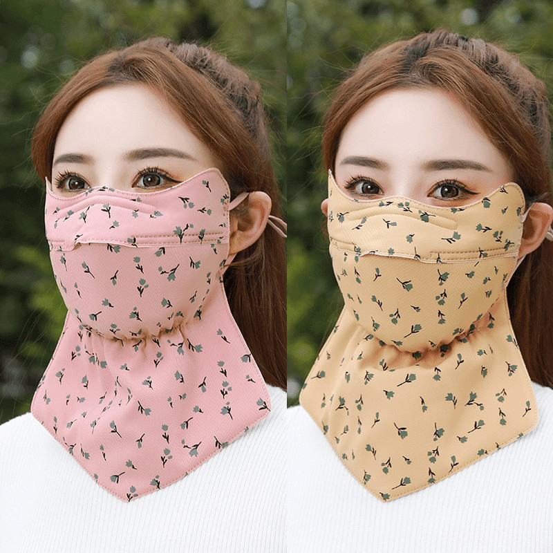 护脖口罩女冬长款防寒防风保暖露