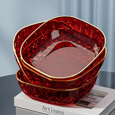 乔迁之喜果盘过年家用客厅红色喜