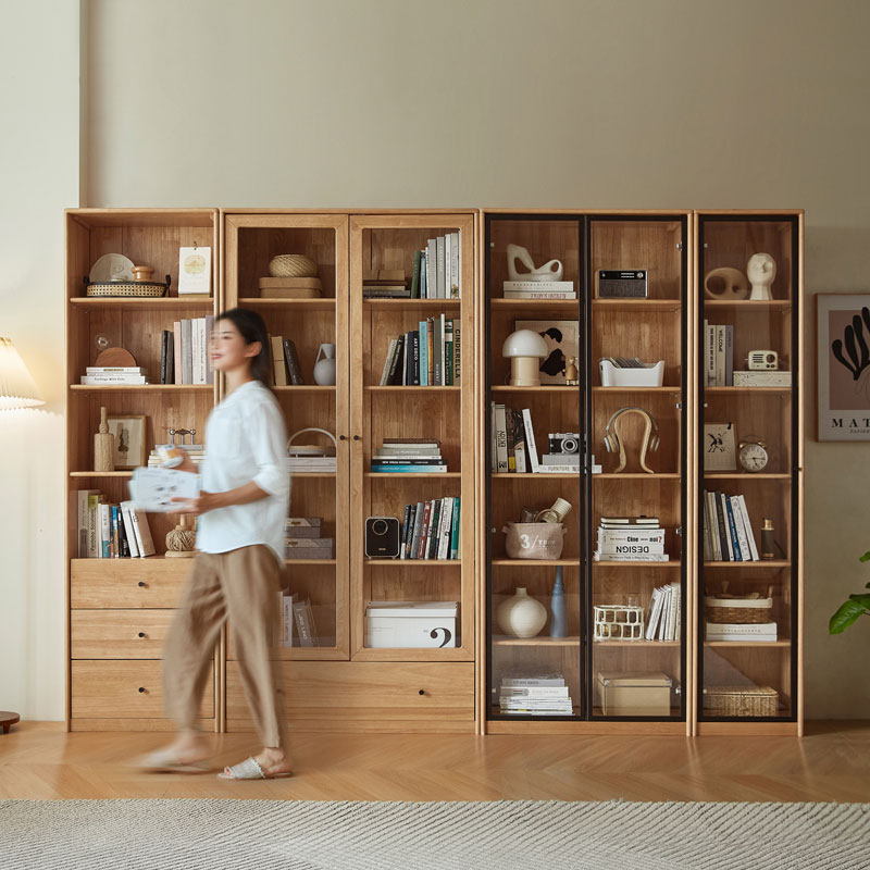 家居书柜林氏木业现代简约