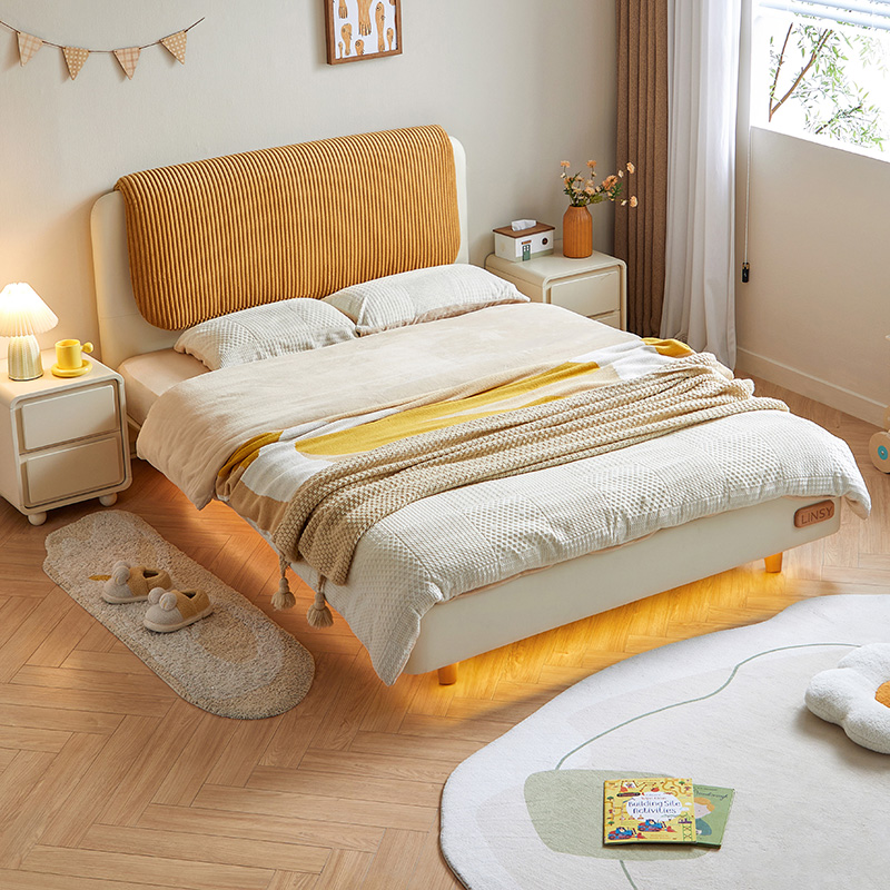 林氏家居简约儿童床1米5女孩卧室