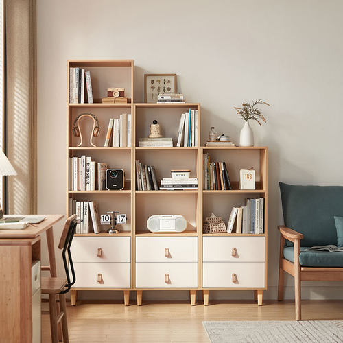 林氏儿童书柜林氏北欧现代格子柜