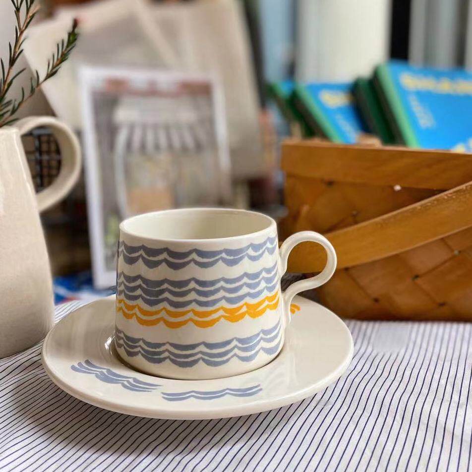 OPM小集市|日本进口插画师合作款SABATO波佐见陶瓷咖啡杯碟马克杯|ruв категории посуда, кофе, кофе - от Buy2taobao.com для оказания профессиональной услуги покупки агента Taobao