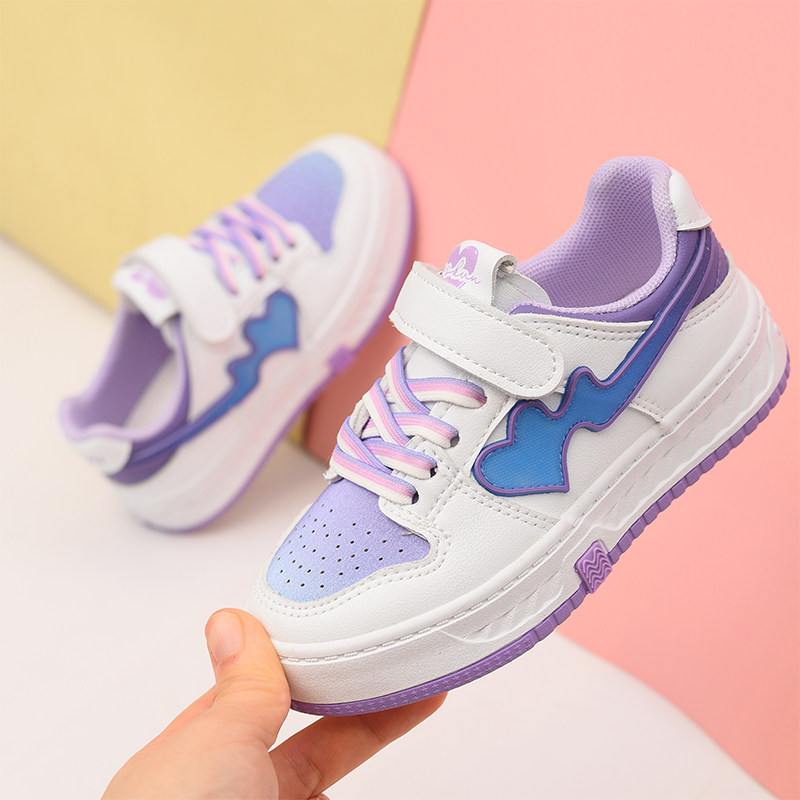 儿童板鞋女童单鞋2025春秋新款女孩鞋子休闲运动童鞋防滑魔术贴鞋,童鞋/婴儿鞋/亲子鞋,板鞋,淘宝优惠券,粉丝福利购,淘宝优惠卷