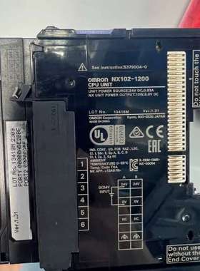 议价维修欧姆龙NX102-1200 CPU模块，带EtherNet/