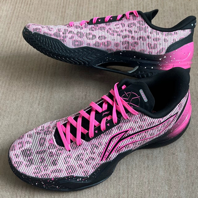 Li Ning李宁 利刃5 3D碎影男子缓震耐磨防滑低帮专业比赛篮球鞋