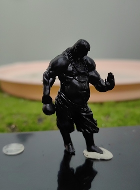 手办古代侠客狼摆件微缩人物江湖故狗微景观盆景美女小人寒江孤影