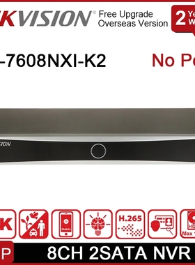 Hikvision DS-7608NXI-K2 8-ch 1U K Series AcuSense 4K NVR