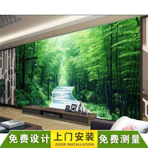 竹林客厅背景墙价格 竹林客厅背景墙图片 星期三