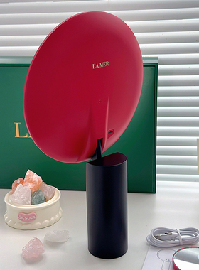 大牌礼物LAMER化妆镜网红桌面镜子led带灯补妆镜智能镜伴手礼生日