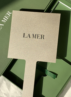 赠品手持镜lamer化妆镜高级感补妆镜手柄镜便携随身镜大牌伴手礼