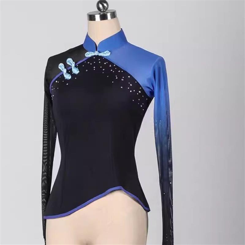 秧歌舞蹈民族扇子舞女胶州古典舞演出服装身韵定制教室练功服艺考