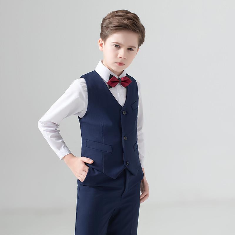 男童礼服花童西装小男生儿童合唱服钢琴演出服套装主持人毕业服装