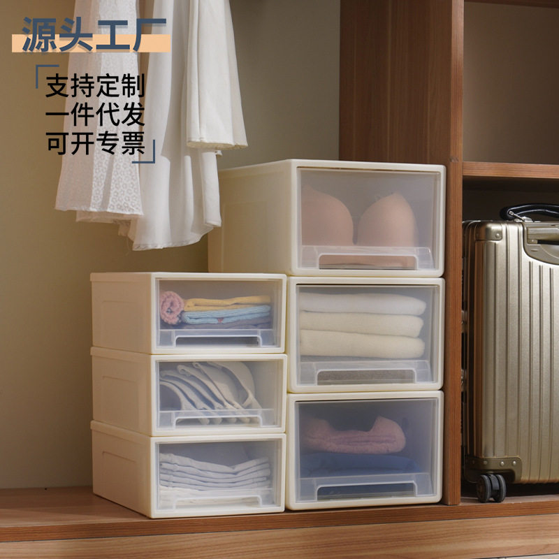 大小号防摔抽屉收纳盒多层儿童房收纳柜学生宿舍抽屉式小型整理柜