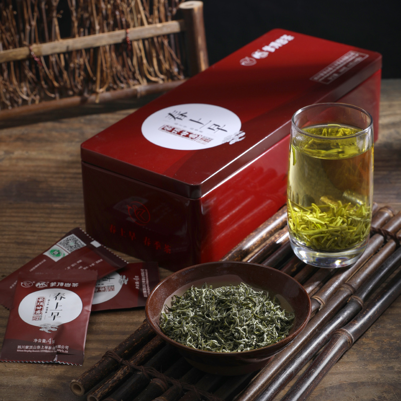 特级蒙顶甘露绿茶2025新茶礼盒装