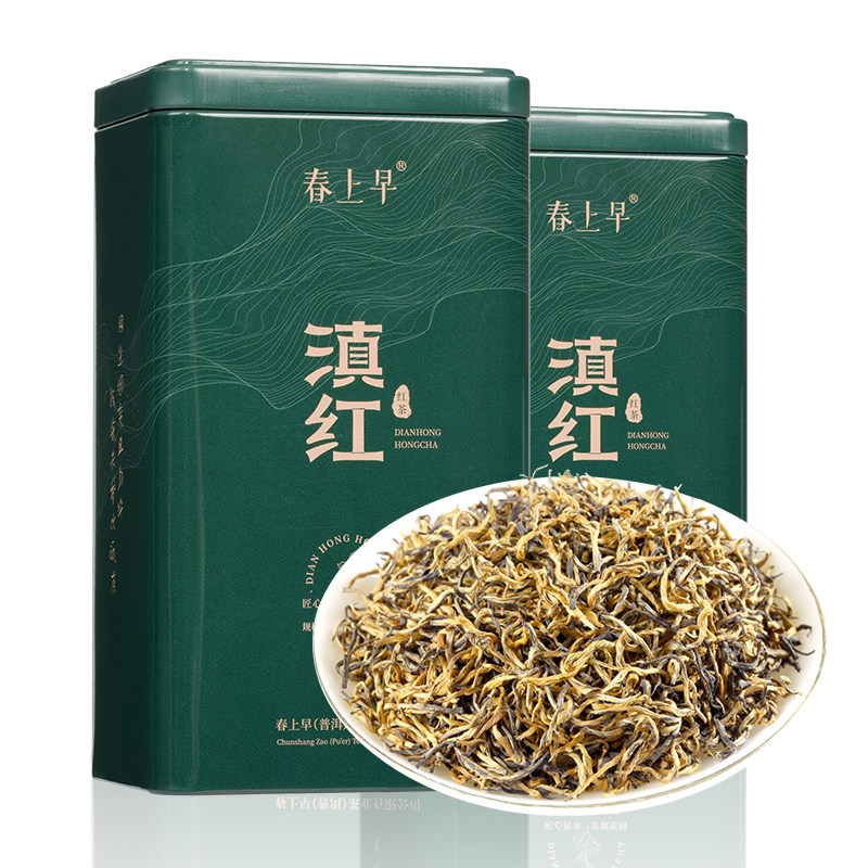 滇红茶云南古树红茶自己喝耐泡特级浓香型茶叶正宗凤庆薯蜜香滇红