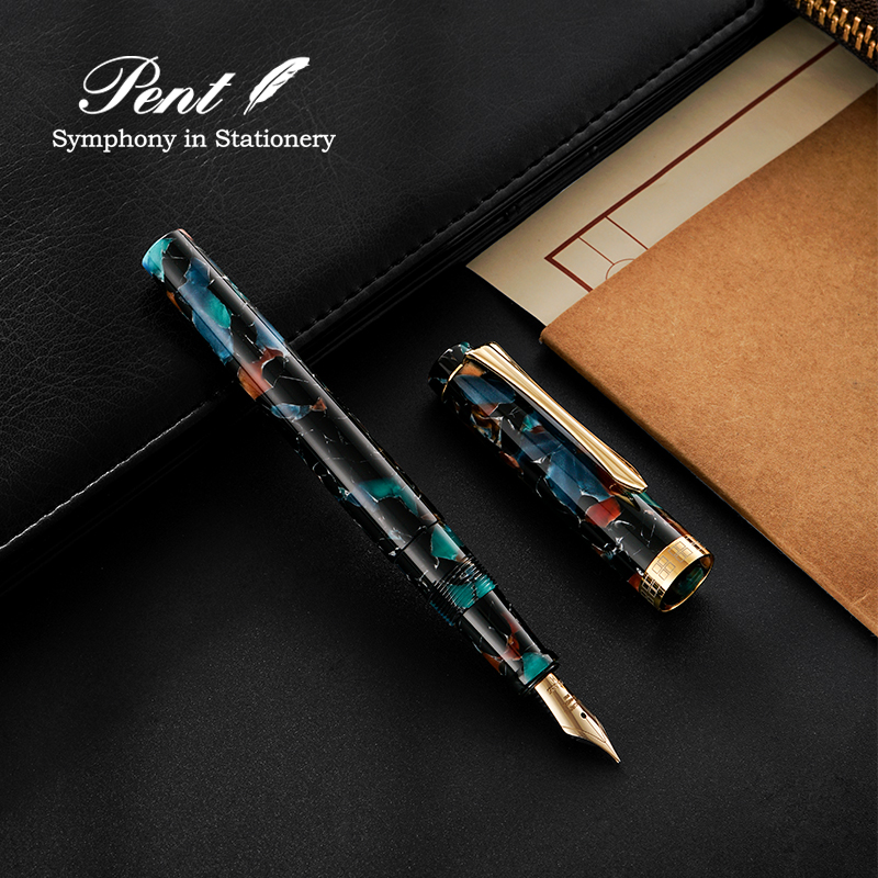 日本Pent x 大西制作所14K金尖钢笔GEMSTONES宝石纯手工制作高级树脂笔杆大型铱金笔尖日常练字送礼|ruв категории электронный словарь/электрический бумажных книг/канцелярские принадлежности, ручки/пишущий инструмент, ручка - от Buy2taobao.com для оказания профессиональной услуги покупки агента Taobao