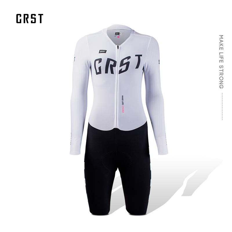 CRST四季长袖连体骑行服竞技女款