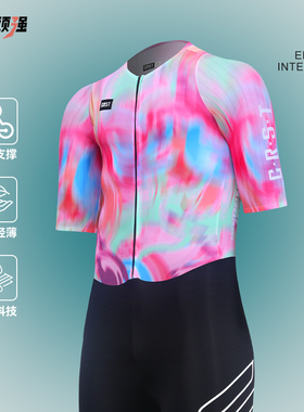 CRST2026专业进阶比赛专用游泳骑行跑步铁人三项服铁三服男连体服