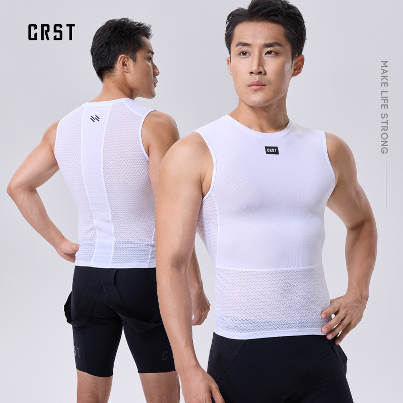 CRST骑行服排汗衫骑行跑步打底衫