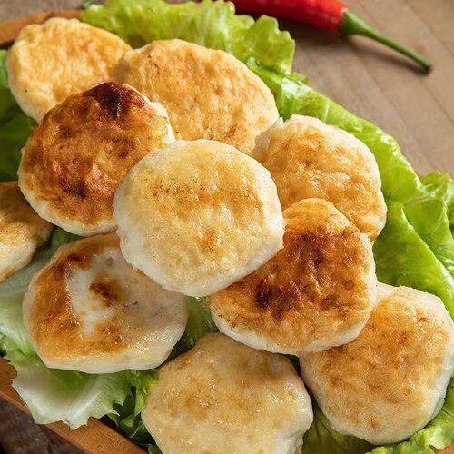 寻味潮汕手工墨鱼饼250g/袋墨鱼丸广东特产小吃火锅烧烤煎炸食材