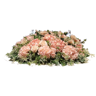 酒店餐厅圆桌中间转盘仿真花摆件餐桌花摆花茶室茶楼高档假花摆设