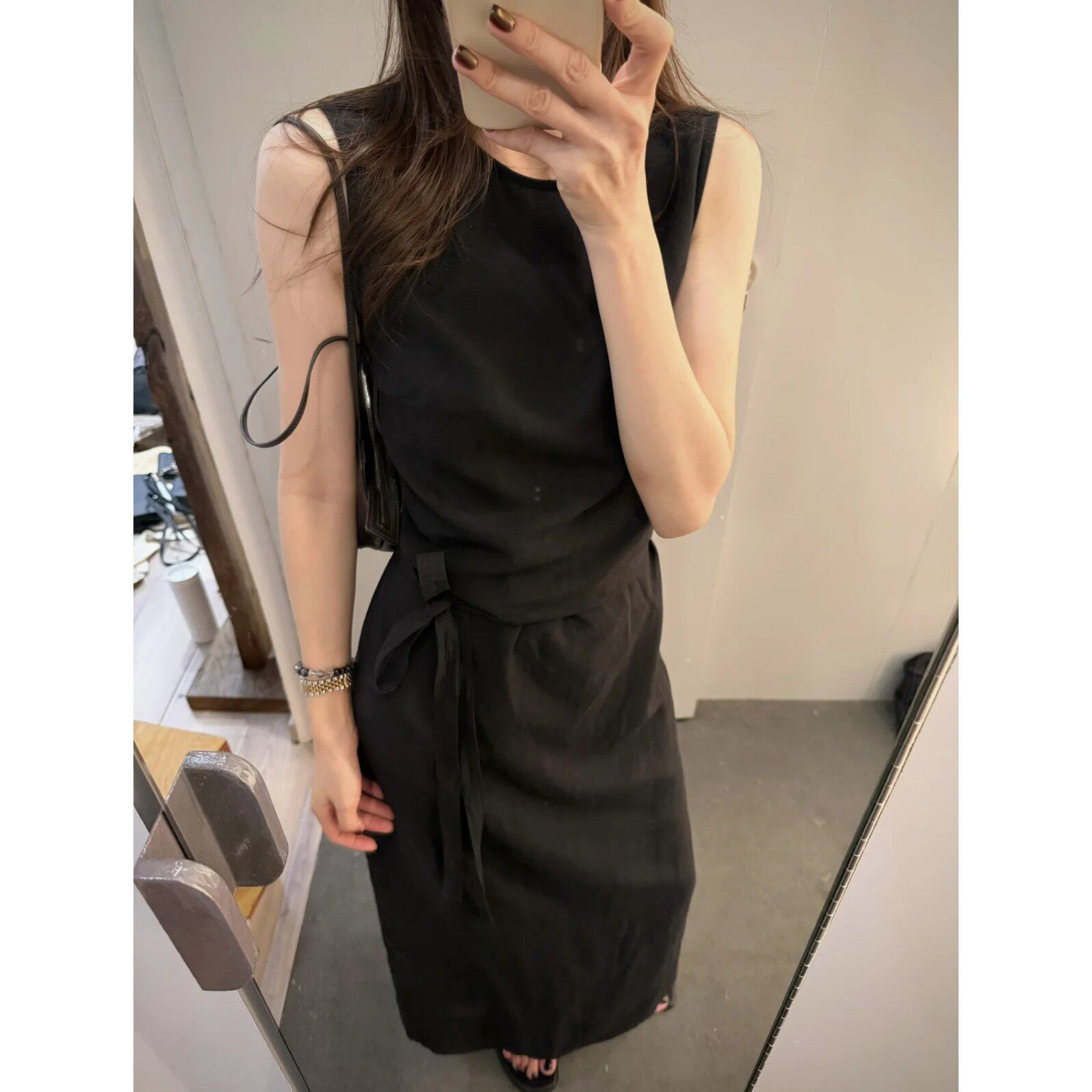 超火连衣裙 深色系连衣裙分体连连衣裙