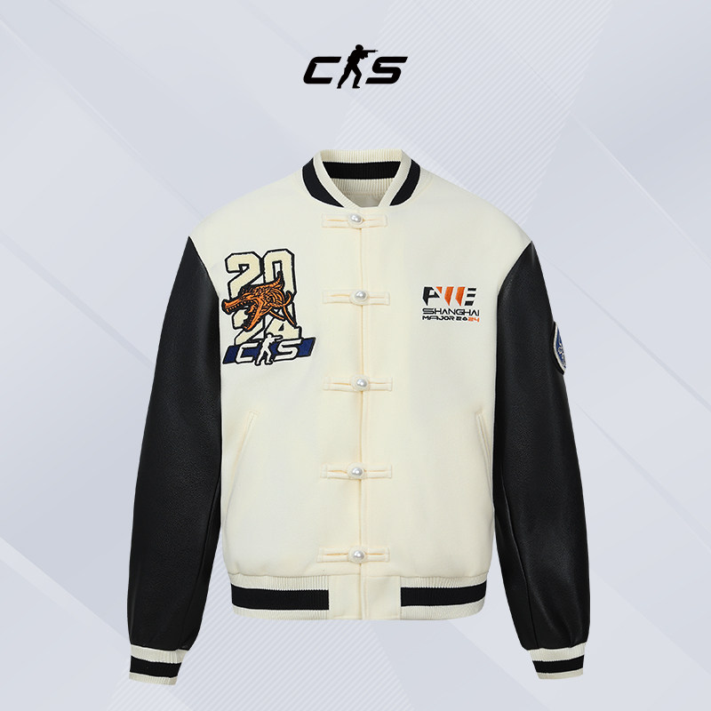 CS Major赛事选手服2024新款秋冬夹克卫衣电竞棒球服男式选手同款