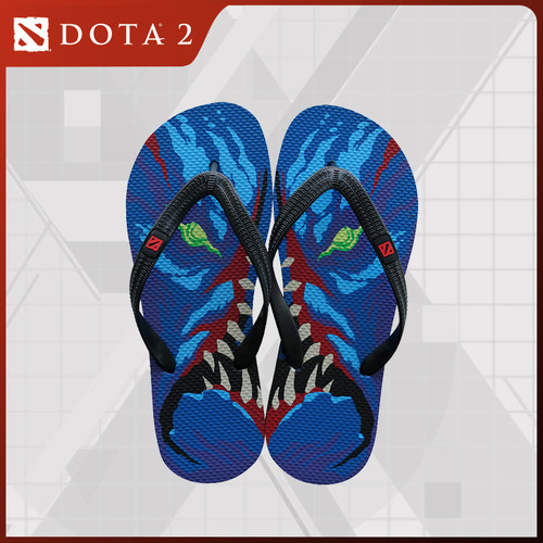 DOTA2夏季户外男橡胶valve拖鞋
