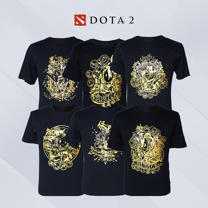 DOTA2 T恤 卡尔 敌法 拉比克 烫金系列 TI主题官方周边VALVE正版