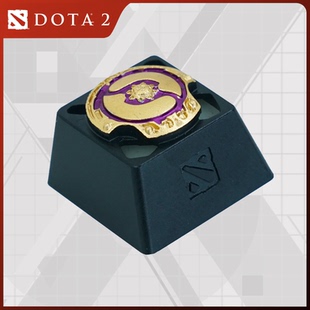 DOTA2 单颗机械键盘游戏外设VALVE周边电竞礼物 TI9主题键帽平面款