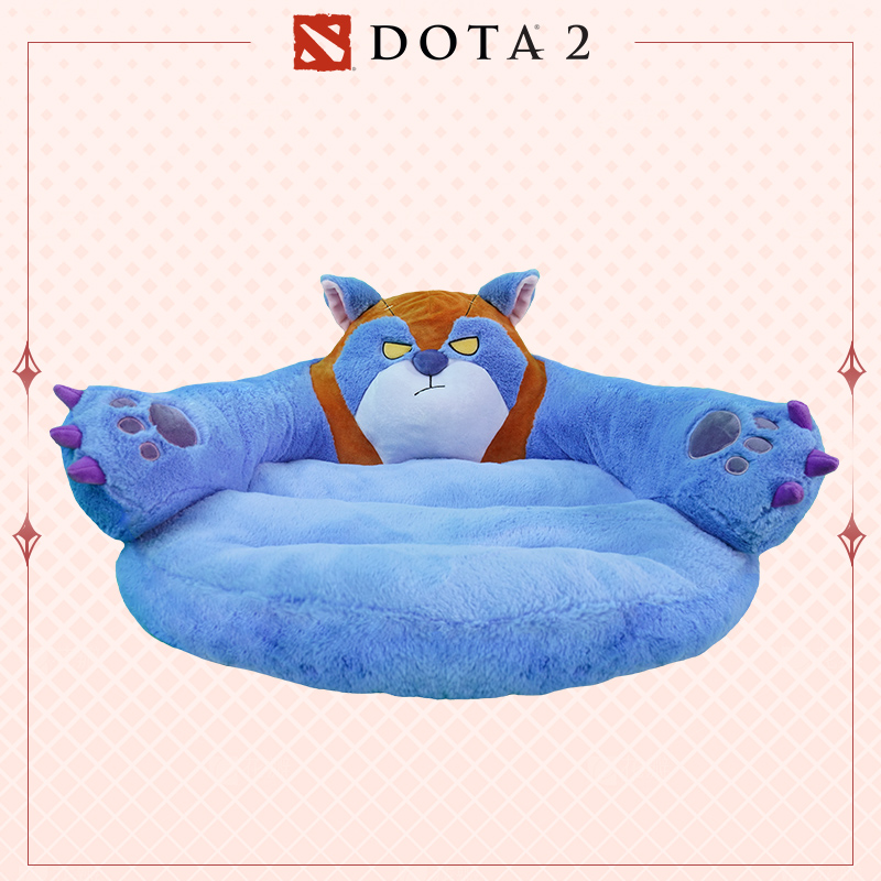 DOTA2周边TI12拍拍熊小型宠物垫猫窝加厚冬用完美世界电竞旗舰店