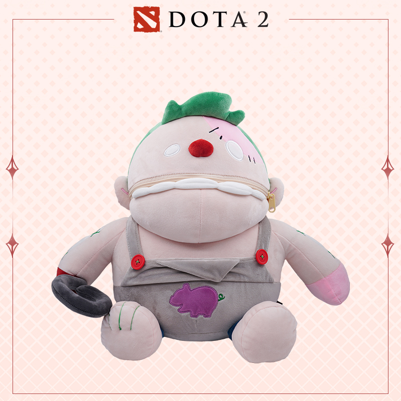 帕吉毛绒公仔完美世界DOTA2屠夫