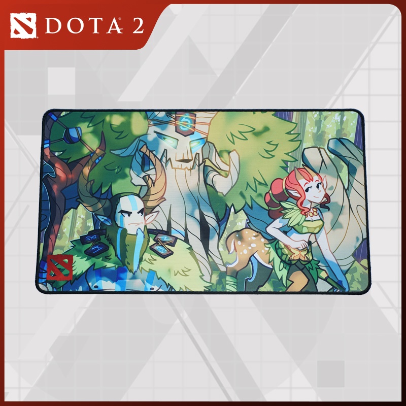 dota2鼠标垫 森林守卫 布垫 办公桌垫 游戏专用 正版valve周边v社