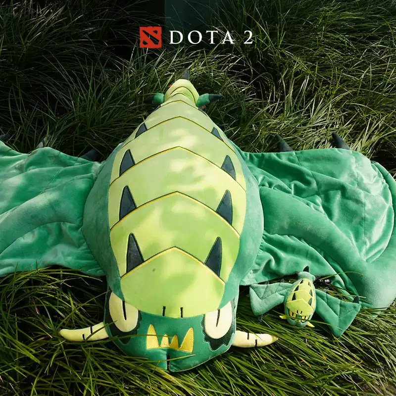 冥界亚龙毛绒抱枕完美世界DOTA2