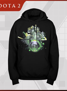 DOTA2TI8卫衣2018国际邀请赛选手同款黑色完美世界VALVE官方周边