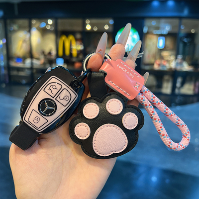 适用奔驰c200I车钥匙套A180壳GLA200扣 GLC260GLK300包S级CLA