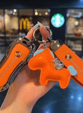 适用保时捷Panamera帕拉梅拉卡宴包Macan车钥匙套718Taycan扣