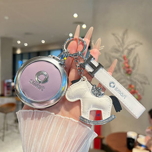 适用奔驰smart精灵一号钥匙套1号3号新款斯马特巴博斯por+扣包壳