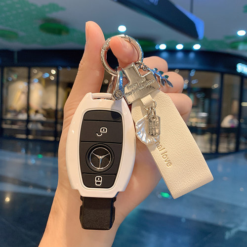 奔驰gla200钥匙套C200L壳A级a180L扣glc260L包B级260GLK G级R级SL - 封面