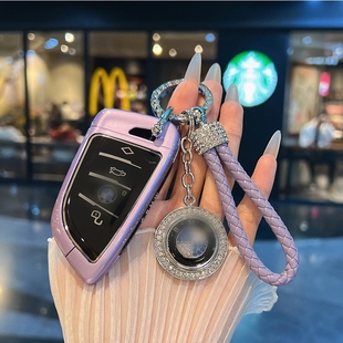 适用宝马钥匙套3系5系x1x2x3x5x6高端女款三系刀锋款325li车530扣